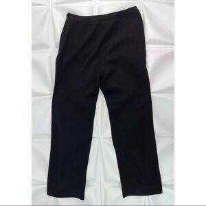 Bloomingdale's Womens Sz 8 Black Acetate Lined Dress Pants Career Work Straight